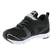 thumbnail image 1 of Zapatos TSUKIHOSHI Velocity Kids con cierre de correa negro/plateado 7T, 1 of 6