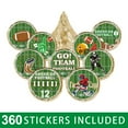 thumbnail image 3 of Football Stickers Round Football Sticker Kit Football Decoration Football Party Supplies - style:style4;, 3 of 5