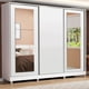 thumbnail image 2 of Ropero Closet Madesa 3 Puertas 2 Espejos con Pies BM, 2 of 5