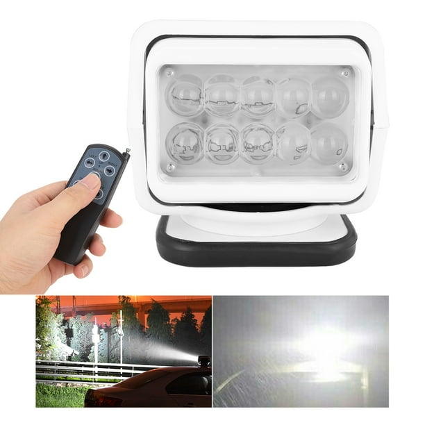 Foco de trabajo, reflector LED blanco remoto para barco de 50 W, diseñado para el futuro