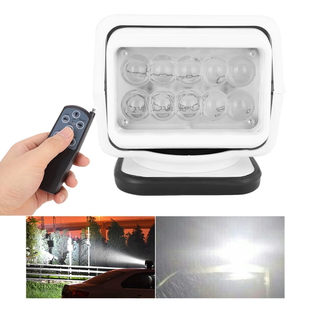 Foco de trabajo, reflector LED blanco remoto para barco de 50 W, diseñado para el futuro