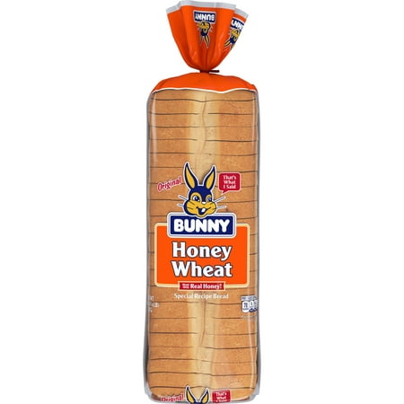 Bunny Honey Wheat Bread, 20 oz