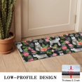 thumbnail image 3 of Schnauzer with Pioneer Flower Door Rugs,Washable Non Slip Door Mats Indoor,Decorative Door Mats,Entry Mat Indoor for Entrance,Bedroom,Kitchen,Bathroom,16"x47", 3 of 6