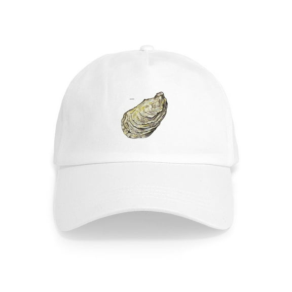 CafePress - Oyster Sea Life Cap - Adjustable 100% Brushed Unisex Casual Cotton Baseball Cap, Beige, 1