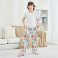 thumbnail image 6 of Cute Cats and Flowers Pajama Pants Soft and Lightweight Elastic Waistband Pajama Pants, 6 of 8