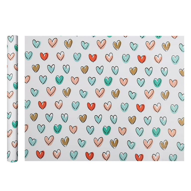 1Pc Valentine's Day Wrapping Paper 80G Coated Paper Valentine's Day Gift  Wrapping Paper Gift Wrapping Paper Party Gift Paper