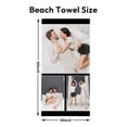 thumbnail image 3 of Personalized Custom Beach Towels with Picture Logo Photo Names Customized Pool Travel Towel for Kids Adults Women Men 30" X 60", 3 of 5