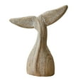 thumbnail image 1 of Decoración de cola de madera, escultura de cola de madera, figura náutica de temática costera para escritorio S, 1 of 9