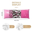 thumbnail image 3 of KATSEYE Body Pillow Cover - Pillowcases 20"x54" with Hidden Zipper Closure Soft and Breathable 1PC, 3 of 8