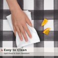 thumbnail image 4 of Juego de alfombrillas de cocina FRESHMINT Modern Farmhouse Plaid, 2 piezas, 4 of 7