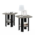 thumbnail image 3 of Furinno Simple Design End/Side Table, French Oak Grey, Set of 2, 3 of 5