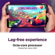 Lenovo Tab One 8.7 HD (1390 x 800) MediaTek Helio G85 4GB 64GB WIFI 5 Android 14, ZAF00043US (Includes Clear Case with Built-in Kickstand)