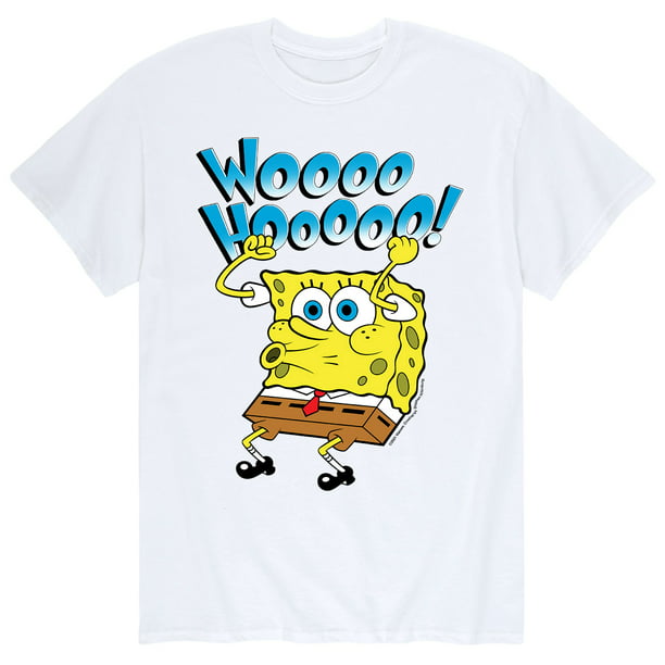 SpongeBob SquarePants - Woooo Hoooo! - Men's Short Sleeve Graphic T ...