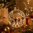 thumbnail image 6 of Eagokdc Christmas Light‑Up Globe Hanging Ornaments Clear Ball Decorations, Farmhouse Hanging Balls for Christmas Tree Wall Window Ceiling Decor, 6 of 6