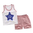thumbnail image 3 of Camiseta Sin Para Niños , Bebés, Niños, Niñas, Tops, Pantalones Cortos, Conjunto Informal Estrella 60 Baoblaze traje de verano para niños, 3 of 8