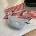 thumbnail image 5 of Simple Versatile Crossbody Bag, Lightweight Shoulder Bag, Nylon Travel Bag, Daily Casual Organizer, Large Compartment, Adjustable Strap, Portable Work and Outdoor Bag, 5 of 6