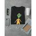 thumbnail image 3 of Funny Alien With Three Eyes T-Shirt Men -Image by Shutterstock, Male x-Large, 3 of 4