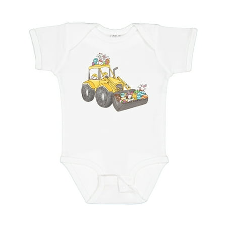 

Inktastic Construction Easter Bunnies Gift Baby Boy or Baby Girl Bodysuit