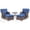 Blue, variant on Bellefurn Outdoor Swivel Rocker Patio Chairs Set of 2,High Back Outdoor Wicker Swivel Chairs Patio Swivel Glider Chairs,Patio Furniture Set for Porch,Balcony,Garden,Deck & Backyard