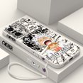 thumbnail image 1 of Ones Pieces Luffys Anime For Xiaomi Redmi Note 13 12 12Pro 11 11S 11T 10S 10 Pro Plus 5G Liquid Left Rope Phone Case, 1 of 1