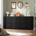 thumbnail image 2 of Homieasy 3-Drawer Wood Closet Organizer System - Multi-Functional Storage for Bedroom, Nightstand or End Table, 2 of 8