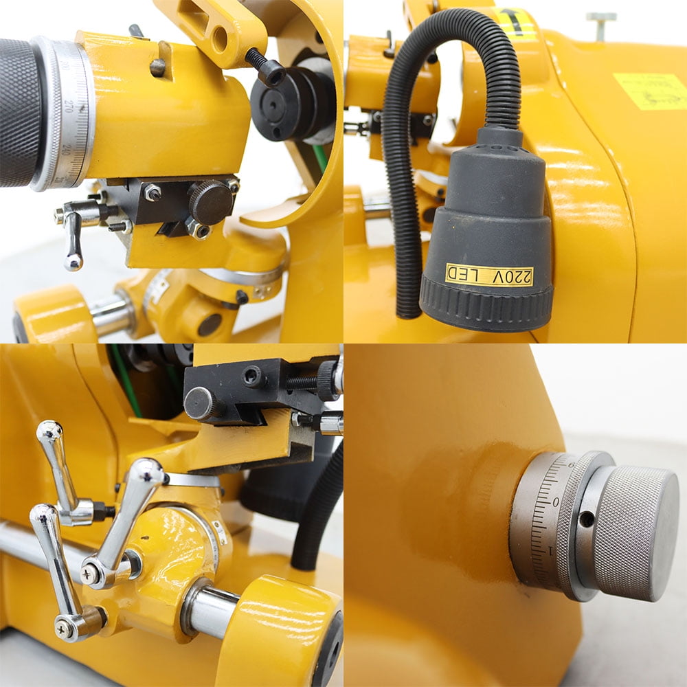 INTSUPERMAI Universal Cutter Sharpener for End Mill Bench Grinder Twist Drill Lathe Bit Tool 5 Types Collects U2 220V