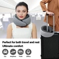 thumbnail image 5 of Memory Foam Neck Pillow | Travel Neck Pillow，Ergonomic U-Shaped Travel Pillow with Neck Support, Breathable & Washable Cover, Includes Storage Bag–Ideal for Office, Car, Plane, Bus, 5 of 6