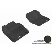 3D MAXpider 2012-2018 Fits Ford Focus Kagu 1st Row Black Carbon Fiber Embossed Pattern Floor Mat L1FR02911509