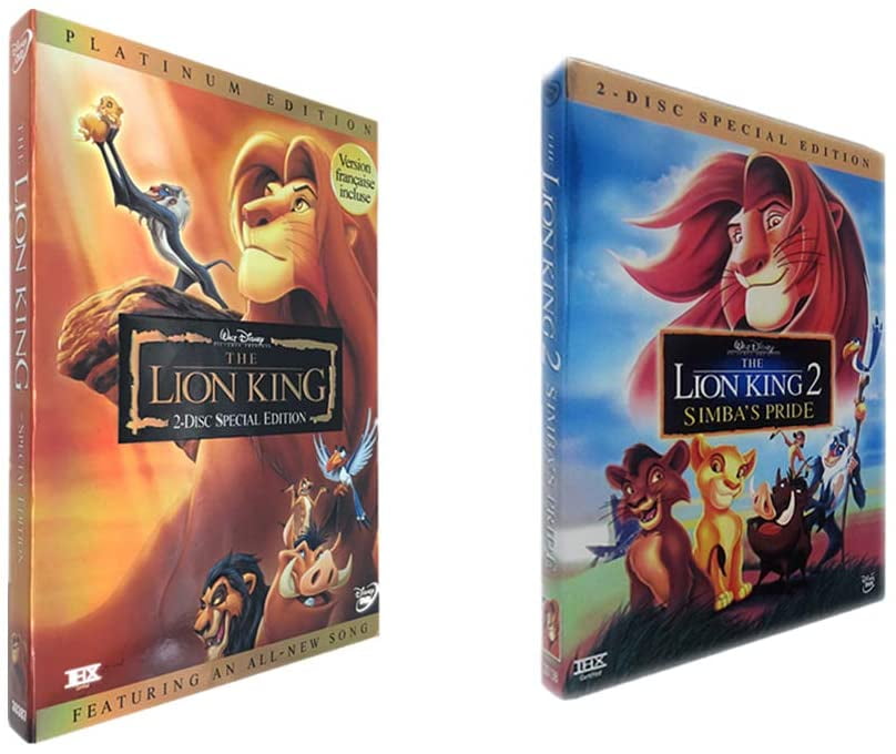 W J S The Lion King Dvd Set Including The First And The Second Walmart Com W J S The Lion King Dvd Set Including The First And The Second Walmart Com