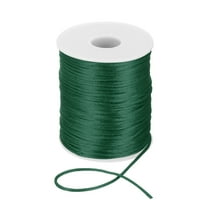 Uxcell 2mm x 110 Yard Nylon String Cord Beading Satin String for Jewelry Making Dark Green