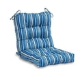 thumbnail image 1 of Porch Cojín para Asiento y Respaldo de Rayas de Zafiro para Exteriores, 1 of 4