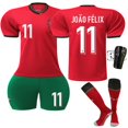 thumbnail image 1 of Boys Girls Kids JOAO FELIX 11# RUBEN DIAS 4# Soccer Football Jersey, 1 of 2