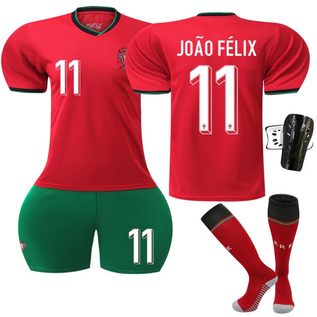 Boys Girls Kids JOAO FELIX 11# RUBEN DIAS 4# Soccer Football Jersey