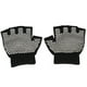 thumbnail image 1 of 1 par de guantes deportivos transpirables de medio dedo para mujer para gimnasio Yoga Fitness (negro), 1 of 9