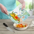 thumbnail image 3 of Cut N' Funnel "Sea Life" 1 Pack Designer Flexible Plastic Cutting Board Mat 15" by 11.5", 3 of 8