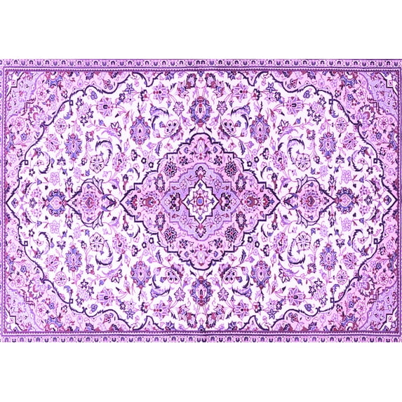 Ahgly Company Indoor Rectangle Persian Purple Traditional Area Rugs, 2' x 3'