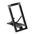 thumbnail image 1 of Soporte ajustable para teléfono móvil para escritorio, soporte plegable de aleación de aluminio para teléfono de escritorio, soporte para tableta, color negro, 1 of 12