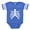 Royal Blue, variant on CafePress - FIN Chest Xray TRANS - Cute Infant Baby Football Bodysuit