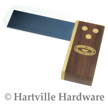 Crown Rosewood and Brass Mini Try Square, 3 Inches