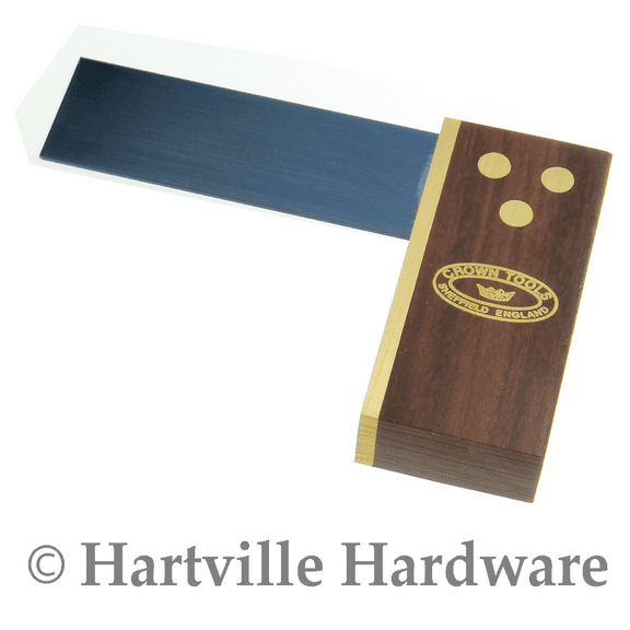 Crown Rosewood and Brass Mini Try Square, 3 Inches