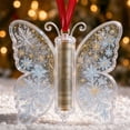 thumbnail image 2 of Christmas Cash Gift Ornament, Plastic Butterfly Design D Cash Gift Holder, with Hanging Ribbon for Xmas Tree Wreath and Garland, 2 of 5