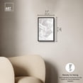 thumbnail image 5 of Thick White Texture II Canvas White Wall Art by Art Remedy, Black Frame, 10 x 15, 5 of 7