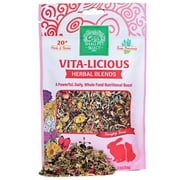 Small Pet Select - Vita-Licious Herbal Blend, a Natural Herbal Treat for Rabbits, Guinea Pigs, Hamsters, Gerbils, and Mice, 2.5oz