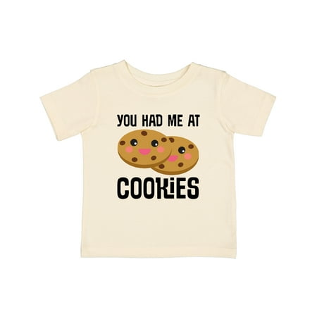 

Inktastic You Had Me at Cookies Gift Baby Boy or Baby Girl T-Shirt