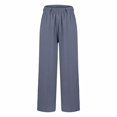 thumbnail image 5 of High Waist Stretch Cargo Pants Women Womens Fleece Sweatpants Relaxed Fit Baggy Multiple Pockets Pants, 5 of 5