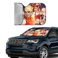 thumbnail image 4 of My Hero Academia Car Windshield Sun Shade, Front Window Sun Shades, Visor Shield Cover For Car Suv Truck, Visor Protector Blocks Uv Rays, Keep Your Vehicle Cool, Small, 51*27.5 Inch, 4 of 8