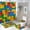 style-3, variant on Building Blocks Construction Brick Shower Curtain Bathroom Sets Toilet Lid Rug, Rugs Mat Bath Mat And Contour Mat, Shower Curtain 4Pcs