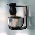 thumbnail image 4 of Brosse de Rasage pour Barbier pour Hommes Badger Cheveux+support Acrylique Noir+bol+ensemble de Savon Workhe, 4 of 9