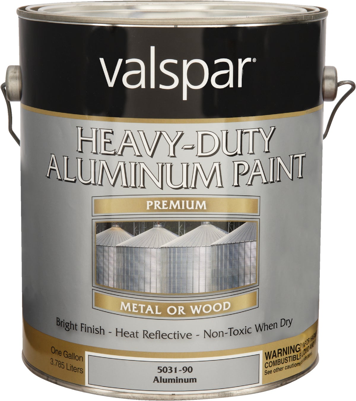 Valspar Valspar HeavyDuty Aluminum Paint 1 Gal., Aluminum