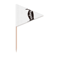 thumbnail image 1 of Pingouin Cure-Dent Animal Noir et Blanc Triangle Toppers de Cupcake Drapeau, 1 of 3